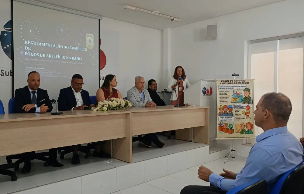 Santo Antônio de Jesus sedia workshop da Polícia Civil para fabricantes e comerciantes de fogos de artifício